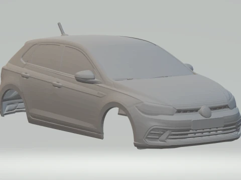 Volkswagen polo closed 3D printmodel