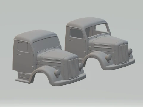 Scania vabis -t 1950 cabin 3D printmodel