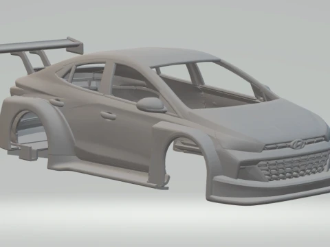 Hyundai hb 20 race car Modelo de Impressão 3D