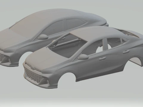Hyundai hb 20 race car Modello di stampa 3D