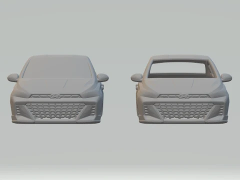 Hyundai hb 20 race car 3D Print Model