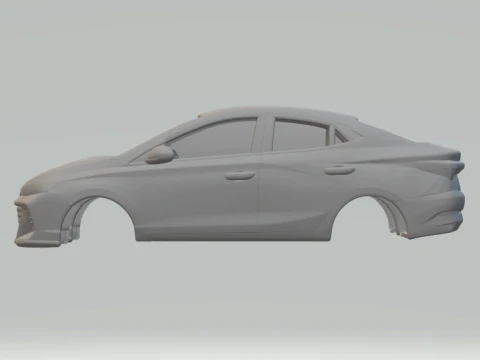 Hyundai hb 20 race car 3D Print Model