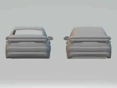 Hyundai hb 20 race car 3D Print Model