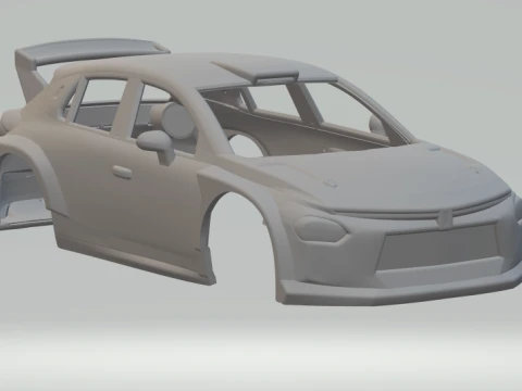 Hyundai hb 20 race car 3D Print Model