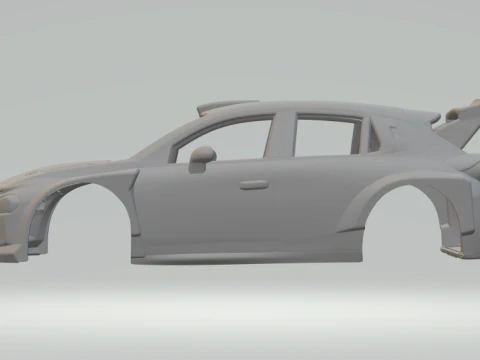 Hyundai hb 20 race car 3D Print Model