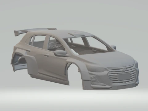 Rali Chevrolet Onix Modelo de Impressão 3D