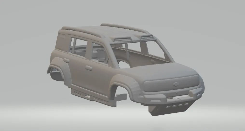 Chevrolet spark euv custom 3D Print Model .c4d .max .obj .3ds .fbx .stl .blend 