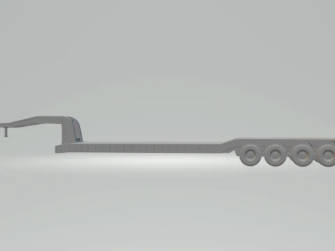 Trailer transport machine 3D Print Model