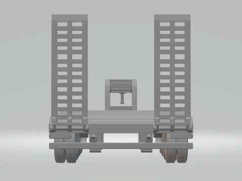 Trailer transport machine 3D Print Model