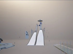 alpensia main stadium pyeongchang2018 olympics 3D Model