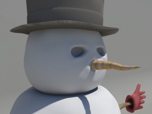 snowman 3D 模型