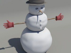 snowman Modelo 3D