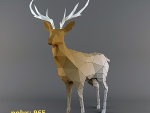 deerlowpoly 3D Model