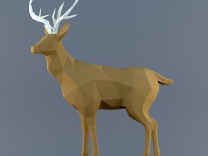 deerlowpoly Model 3D