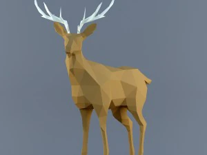 deerlowpoly 3D Model