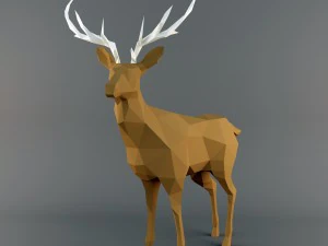 deerlowpoly 3D Model