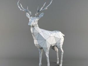 deerlowpoly Model 3D