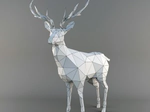 deerlowpoly 3D Model