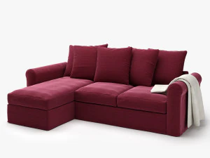 Gronlid bank van ikea 3D Model