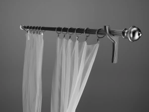flying curtains 3D Model