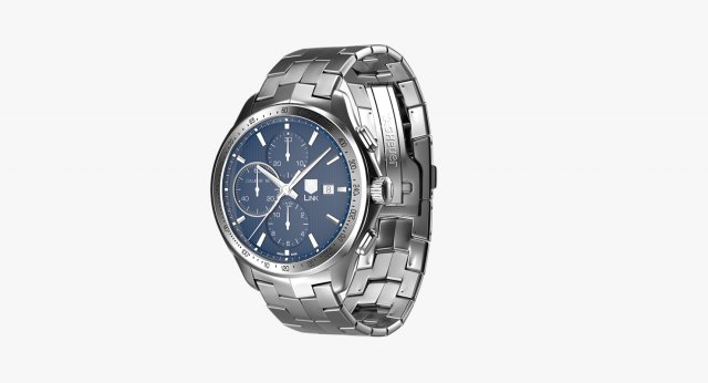 tag heuer link calibre 16 watch 3D 模型 .c4d .max .obj .3ds .fbx .stl .blend 