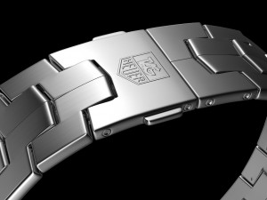 tag heuer link calibre 16 watch 3D 模型