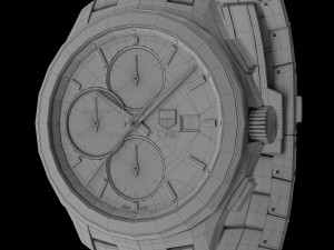tag heuer link calibre 16 watch 3D 模型