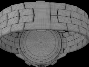 tag heuer link calibre 16 watch 3D 模型