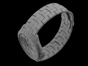 tag heuer link calibre 16 watch 3D 模型