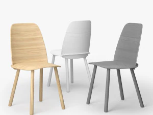 cadeira muuto nerd Modelo 3D