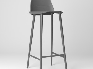 muuto nerd bar chair 3D Model