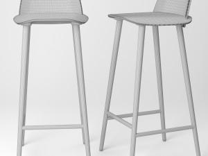 muuto nerd bar chair 3D Model