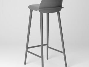 muuto nerd bar chair 3D Model
