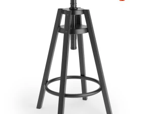 ikea dalfred bar stool 3D Model