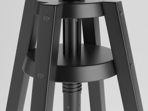 ikea dalfred bar stool 3D 모델