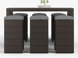 outdoor bar set 3D Model