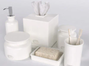 restoration hardware flatiron union stoneware bath accessories 3D Model