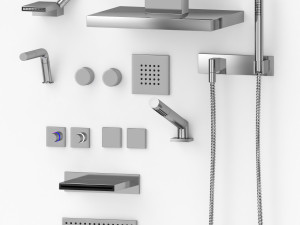 dornbracht rain collection 3D Model