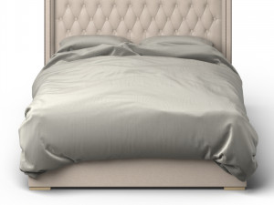 restoration hardware adler shelter diamond bed 3Dモデル