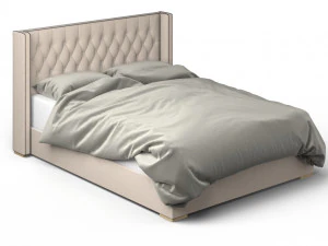 restoration hardware adler shelter diamond bed 3D Model