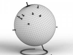 cork globe 3D 模型
