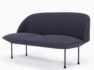 sof&aacute; muuto oslo Modelo 3D