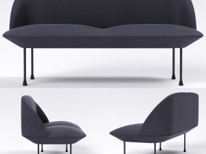 muuto oslo sofa 3Dモデル