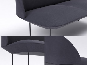 muuto oslo sofa 3Dモデル