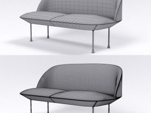 muuto oslo sofa 3Dモデル