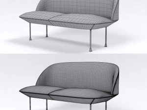 muuto oslo sofa 3D Model