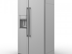 ikea nutid side-by-side refrigerator 3Dモデル