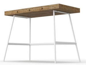 ikea lillasen desk Modelo 3D