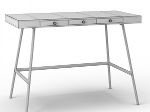 ikea lillasen desk Modelo 3D