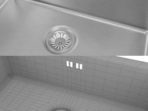 fregadero ikea bredskar Modelo 3D